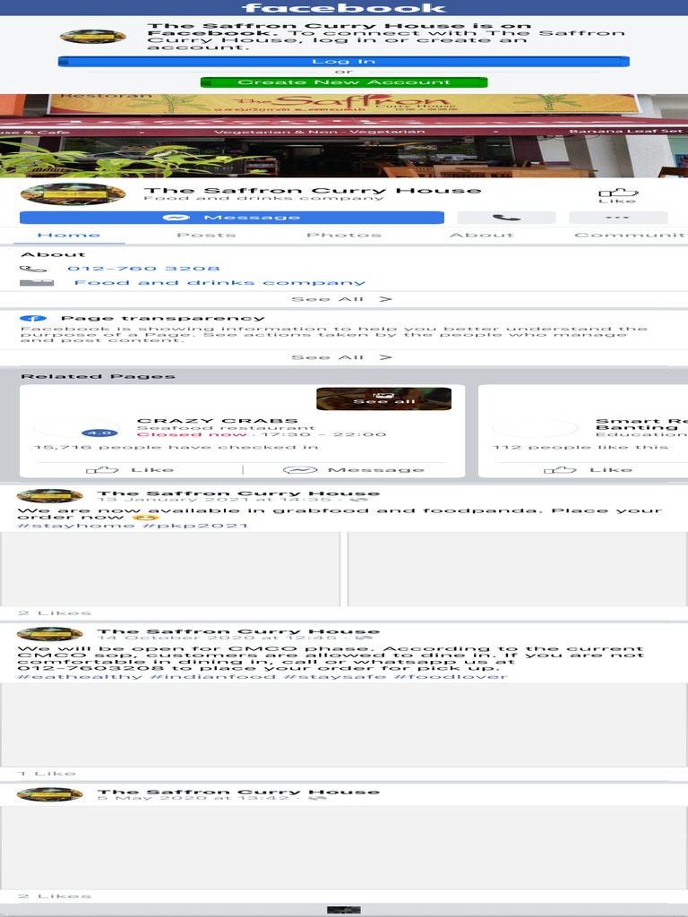 The Saffron Curry House Home Facebook PDF PDF