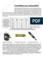 Parts Needed For Building A Log Splitter