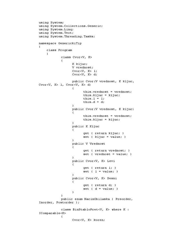 GenerickiTip Text | PDF