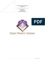 Peak Profit Media Service Agreement - v1.9