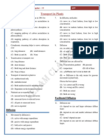 DPP XI Chapter - 11 Transports in Plants 14