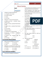 DPP XI Chapter - 12 Mineral Nutrition 12