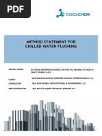 Chilled Water System Flushing Procedure | PDF | Water | Pump