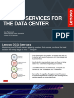 (BP Training) Lenovo Services For The Data Center v4 PDF