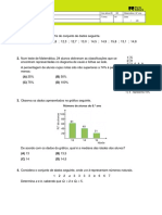 Miniteste de Matemática para o 8o ano