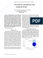 Active Magnetic Bearings For Sodium Pump