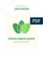 (DFAV) RDL - Information Packet 1. Education