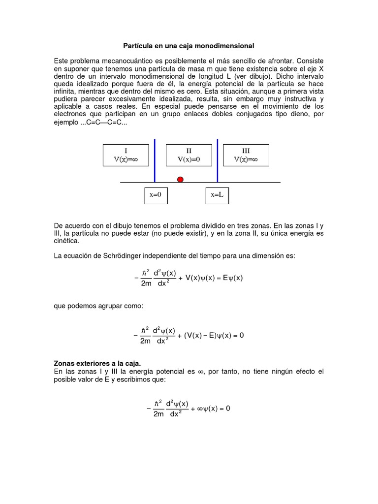 14Particula en Una Caja Monodimensional PDF PDF Integral