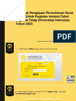 Petunjuk Pengajuan Permohonan Surat Tugas Untuk Induksi Calon Pegawai Tetap Induksi Makara 5 PDF