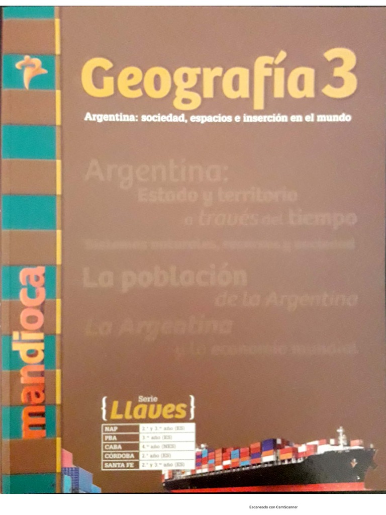 Geografía 3 Mandioca PDF