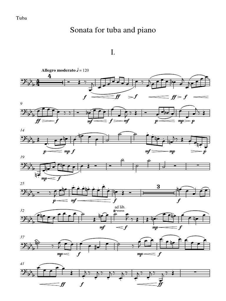 Tuba 1 Pdf Compositions Piano Sonatas