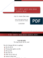 Cach Thuc Viet Mot Bai Bao Khoa - Phan Cong Vinh
