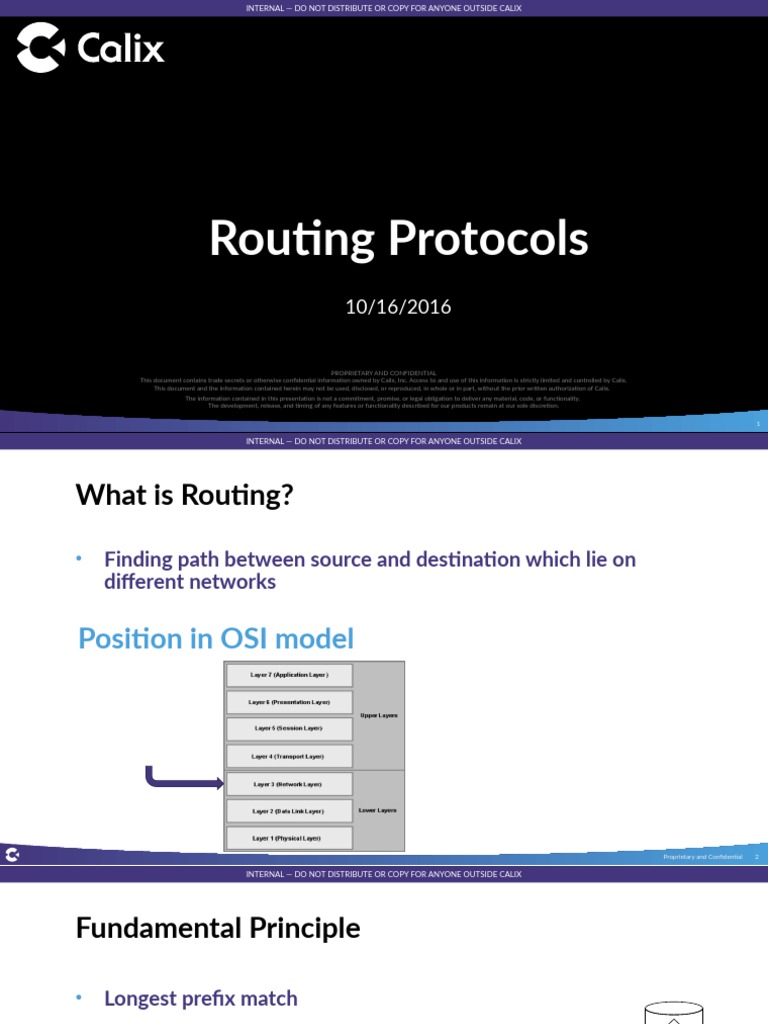 Understanding Routing Protocols Overview | PDF | Routing | Internet ...