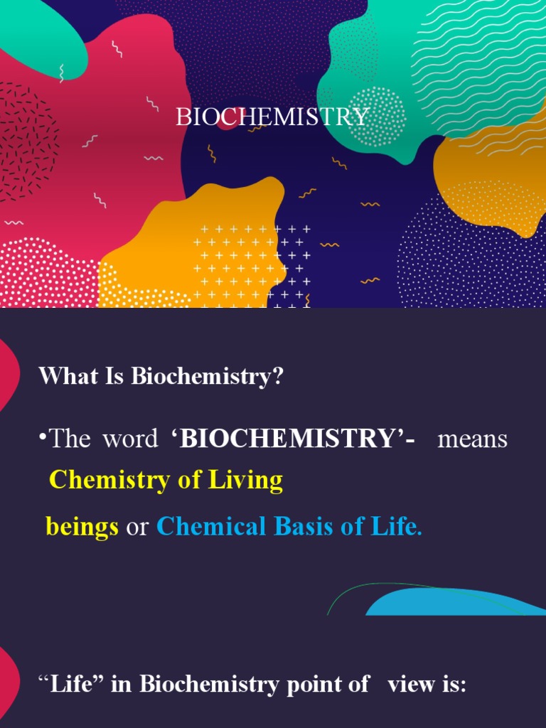 BIOCHEMISTRY PDF Biochemistry Chemistry