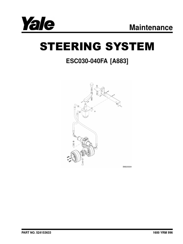 Steering System PDF PDF Screw Electric Motor