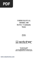 Sotcher 568 Users Manual