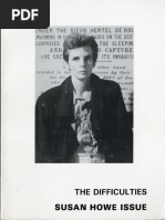 Difficulties - Susan Howe PDF | PDF | The Faerie Queene