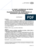 Judith Butler - Eclipse de Mujer Problemas en Torno de La Parentalidad PDF