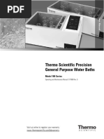 Thermo - Scientific - Precision - Circulating - Water - Baths - Model 180 - Operating - and - Maintenance - Manual Rev - N