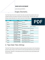 Pertemuan 2 Mengisi Data Database