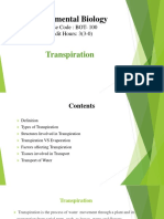 Transpiration PDF