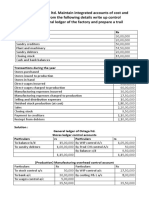 Cost Accounting Assignment