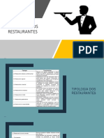 Tipos de Restaurantes e Motivações dos Clientes