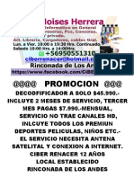 Decodificador promoción $45.990