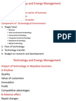 Chapter 5-Technology and Energy Management