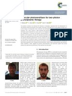 Molecular Photosensitisers For Two-Photon Photodynamic Therapy