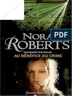 Au benefice du crime - Nora Roberts