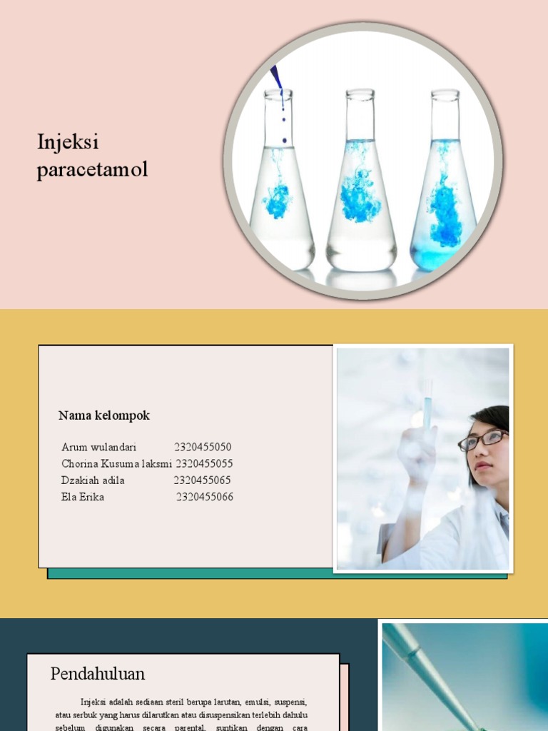 Formulasi dan Biaya Injeksi Paracetamol | PDF