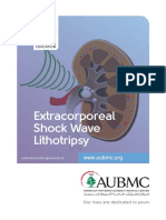 Extracorporeal Shock Wave Lithotripsy