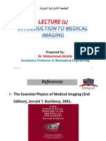 intrnoduction to medical imaging(ENG)