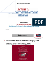 Intrnoduction To Medical Imaging (ENG)