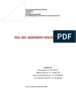 Rol Del Ingeniero Industrial PDF