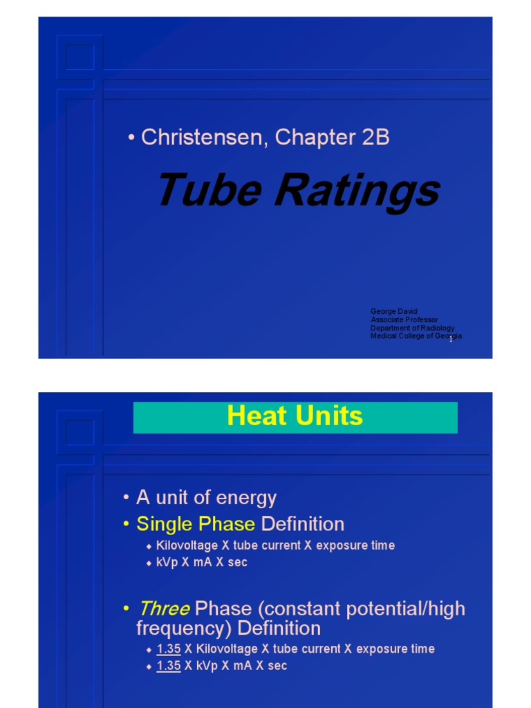 Tube Rating (ENG) PDF Vacuum Tube Equipment