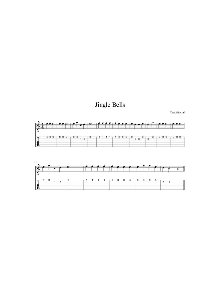 Jingle Bells Tab | PDF