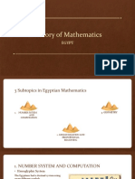 History of Mathematics Egypt