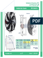 Ventilador axial industrial para refrigeração