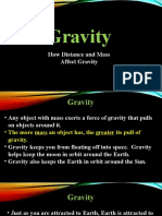 How Distance and Mass Affect Gravity