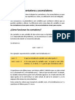 Contadores y Acumuladores