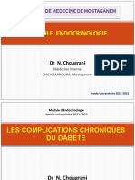 05-Complications Chroniques Du Diabète DR Chougrani 2022-2023