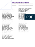 Irregular Verbs