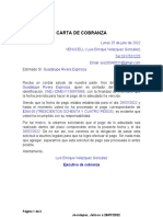 Carta de Cobranza