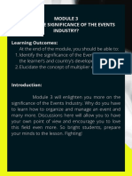 Events Management - Module 3 PDF