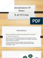 Nationalisation of Banks IL&FS Crisis Explained