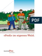 Fälltechnik Profi Im Wald