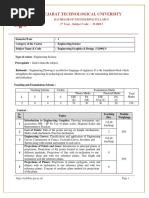 Gujarat Technological University: 1 Year, Subject Code: 3110013