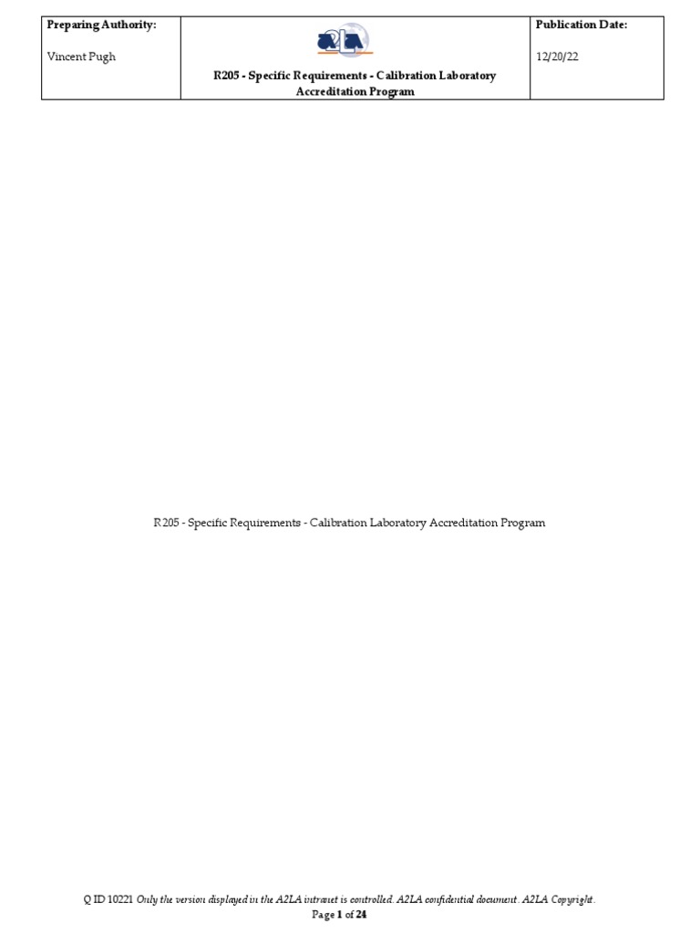Program Specific Requirements Example